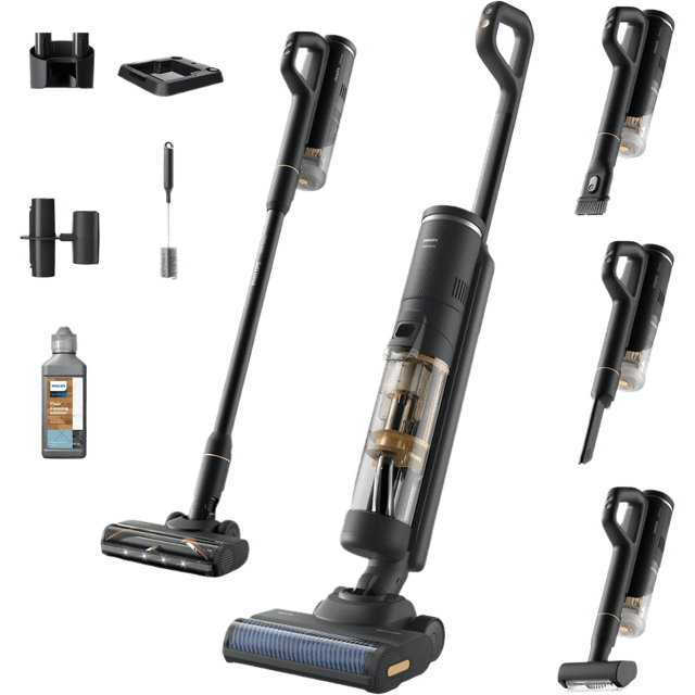 PHILIPS XW7264/11 7000 Series AquaTrio - Steelstofzuiger 3 in 1 - 420 ml - Geel
