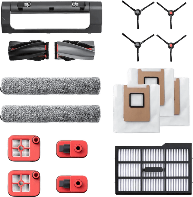 EUFY Omni E28/E25 Accessories Pack （Side Brush*2/Filter*1/Rolling Brush*1/Dustbag*3/Mopping Roller*2/Dirty Water Reservoir Filter for Robovac*2） Accessories Pack