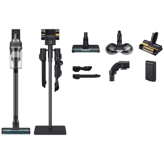 SAMSUNG Jet™ 95S Wet Premium VS70H28GPC/WA - Steelstofzuiger - Accuduur 60 min - Soapstone Charcoal