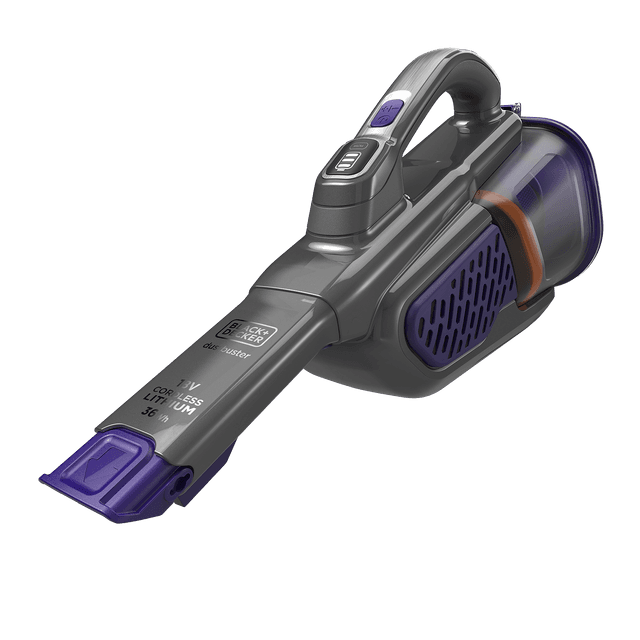 BLACK+DECKER BHHV520BFP-QW - Kruimelzuiger - Accuduur 21 min - Max zuigvermogen 18 W - Paars