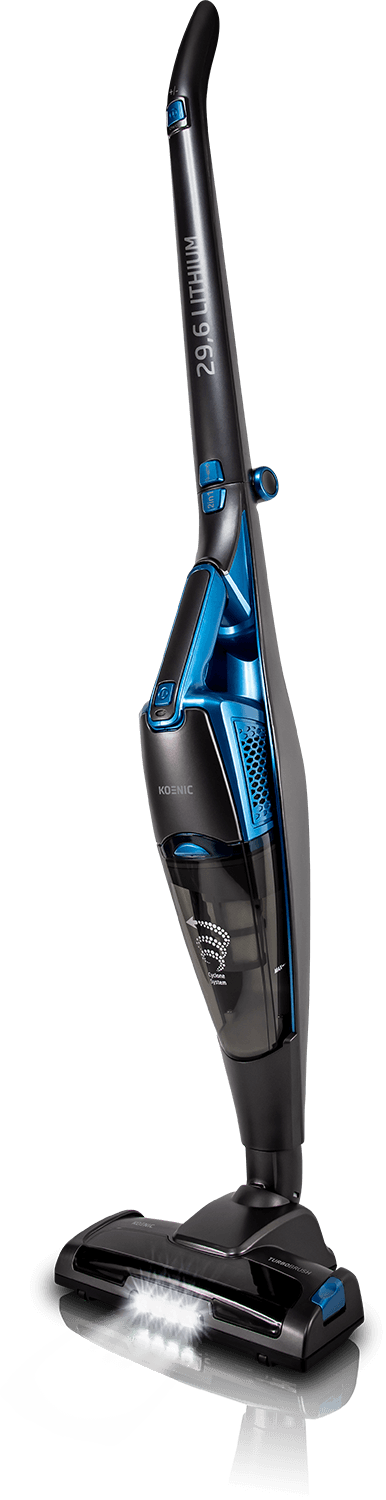 KOENIC KVR 29620 - Steelstofzuiger incl. kruimelzuiger - Accuduur 40 min - Blauw — afbeelding 1