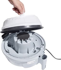 Commerciële Stofzuiger - Bedrijfsstofzuiger Droogzuiger - Kantoor Reinigen - HEPA Filter - 8 Liter - Grijs — thumbnail 2