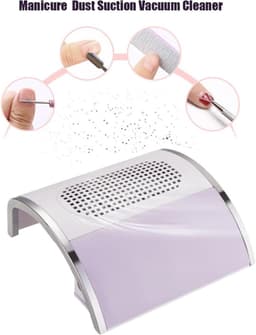 Nagelstofzuiger - Manicure Afzuiger - Nagelstof Afzuigen - Krachtige Absorptie - 80W Vermogen - Wit — thumbnail 5