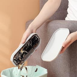 Tafelkruimelborstel - Kruimelveger - Snel Opruimen - Ergonomisch Ontwerp - 20 cm Lengte - Wit — thumbnail 4