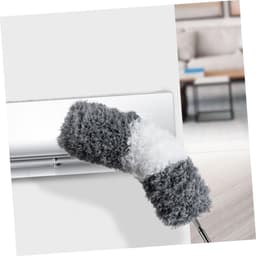 Microvezel Stofveger - Verlengbare Plumeau - Huis en Auto Reinigen - Flexibele Kop - 250 cm - Wit — thumbnail 3
