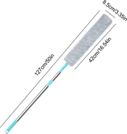 Platte Stofdoek - Microvezel Reiniger - Onder Apparaten - Verstelbare Handgreep - 126 cm - Individueel — thumbnail 4