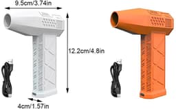 Mini Jet Fan - Luchtblazer Elektrisch - Stof Verwijderen - 130000 RPM Snelheid - 15 x 12 x 3 cm — thumbnail 4