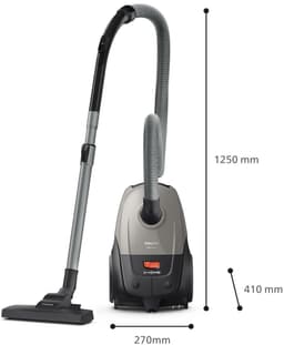 Philips XD2152/12 Stofzuiger met Zak – 800W – HEPA-filter – 3L Stofcapaciteit – Compact & Lichtgewicht — thumbnail 4