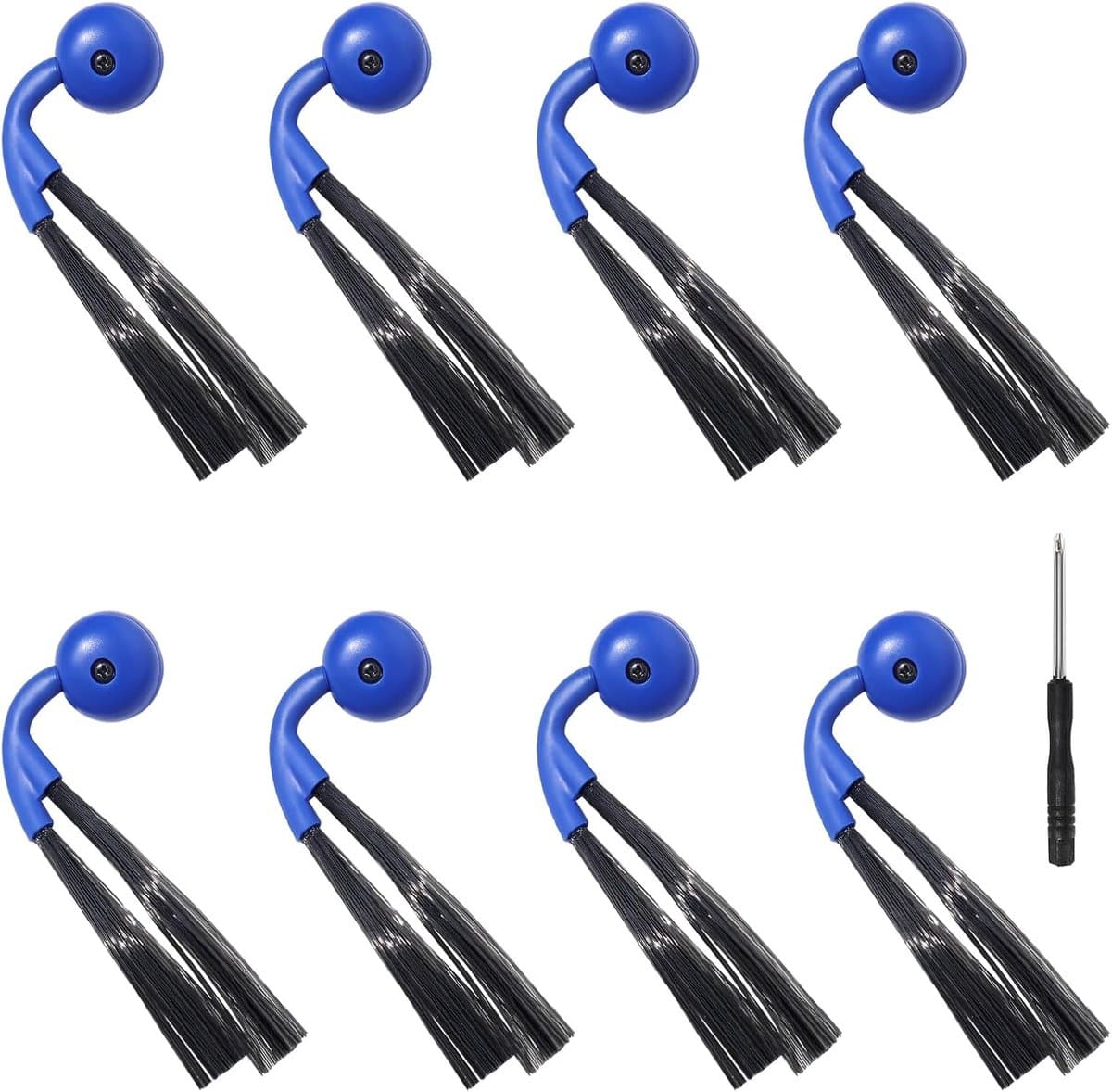 SnelShoppen - Side Brush Accessoires voor Ecovacs Deebot X9 Pro Omni/X11 Pro Omni/X11 Pro/X11 Omni Cyclone/T80S Omni Stofzuiger - Vervangborstels - Ny — afbeelding 1