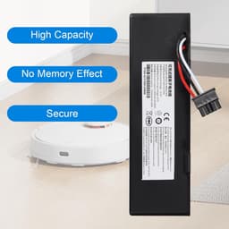 3400mAh Vervangende Batterij voor Robotstofzuiger, 14.4V Lithium-Ion Accu, Geschikt voor Mop 2S, Mop Pro en Mop P — thumbnail 3