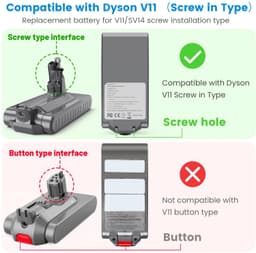 Accu voor Dyson V11 met Accessoires — thumbnail 3