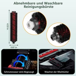 Reinigungsbürste Zubehör - 2*Hoofdborst 4*Filters 4*Doeken 4*Zijborstels 2 Staubbeutel - 17 Stuks - Voor Roborock Stofzuigerrobot — thumbnail 4
