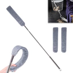 Telescopische Stofdoek voor Smalle Kieren - Intrekbare Microvezel Dweil voor Onder Apparaten en Radiatoren — thumbnail 1