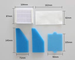 Ronte - HEPA-filterset voor Stofzuiger - Vervangt Thomas 787241 - Stofreinigingsfilter - 99 Stofzuiger Filter Onderdelen - Hoge Kwaliteit — thumbnail 5