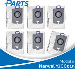 Narwal YJCC019 Stofzakken (6 Stuks, Plus.Parts® alternatief voor CP-PJ-A00129-00-00) — thumbnail 1