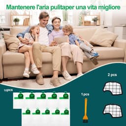 13 stuks Reserveonderdeel accessoires - geschikt voor Vorwerk VK140 - VK150 - FP140 stofzuiger - met 2 filters - 10 stofzuigerzakken - 1 reinigingsborstel — thumbnail 2
