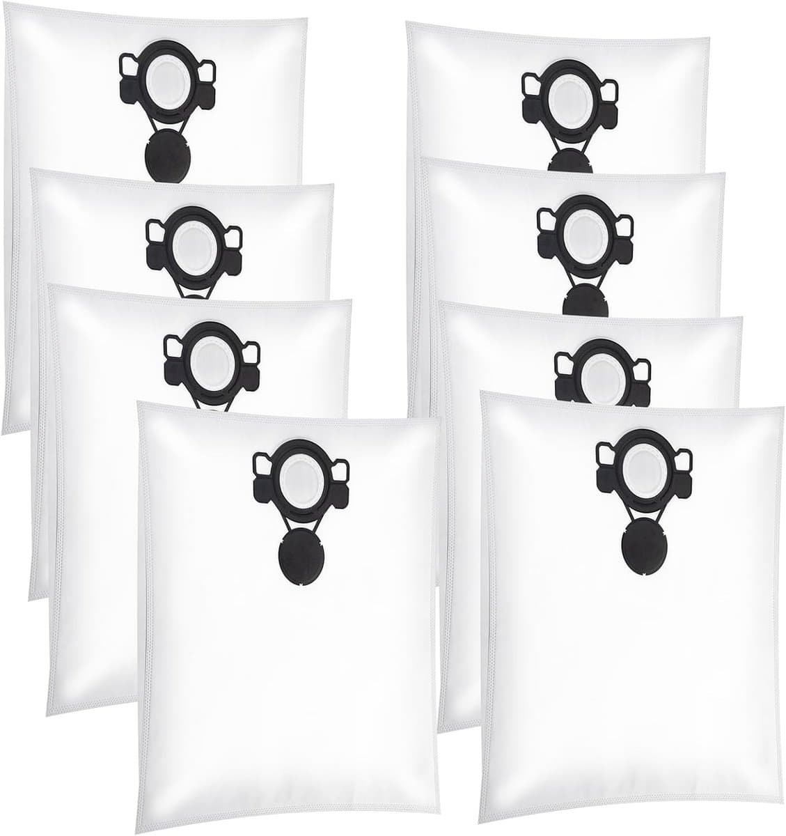 8 stuks stofzuigerzakken - geschikt voor Nilfisk ATTIX 33/44 - VL200 - Aero 20/21 - Aero 25/26/31 & Makita VC2010L - VC2511L - VC2512L - VC3011L — afbeelding 1