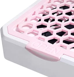 Mini stofzuiger nagels - Manicure tool - Nagelstof afzuigen - Draagbaar en stil - 16 x 16 x 6 cm — thumbnail 5