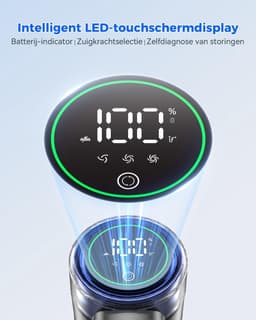 Draadloze Stofzuiger - Steelstofzuiger Krachtig - Huis Reinigen - 55 kPa Zuigkracht - 70 Min Looptijd - Blauw — thumbnail 2