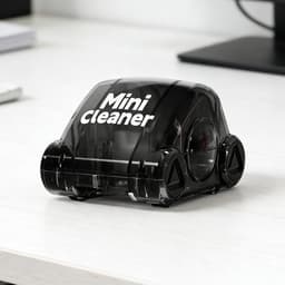 Mini Bureau Stofzuiger - Draagbare Tafelreiniger - Bureau Schoonhouden - Compact Draagbaar Ontwerp - 8 x 8 x 6 cm — thumbnail 4