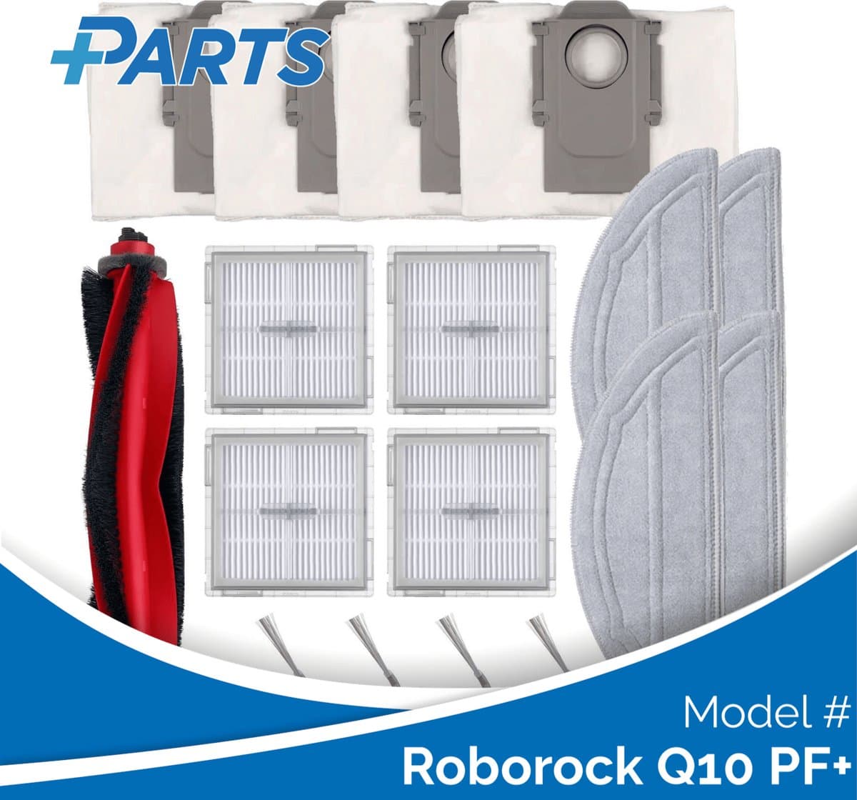 Roborock Q10 PF+ Onderhoudsset (Plus.Parts® alternatief voor Q10 MAINTENANCE SET) — afbeelding 1
