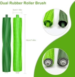 Reserveonderdelen voor iRobot Roomba E & I-serie i7 i7+ i3 i3+ i4 i4+ i6 i6+ i8 i8+ E5 E6 E7, reserveaccessoires voor Roomba i7 met 4 rubberen borstels, 10 Hepa-filters, 10 zijborstels — thumbnail 3