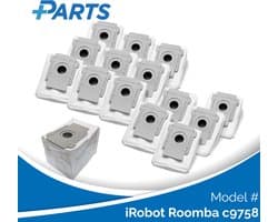 iRobot Roomba c9758 Stofzakken (15 Stuks, Plus.Parts® alternatief voor 4626194 / 4640235)