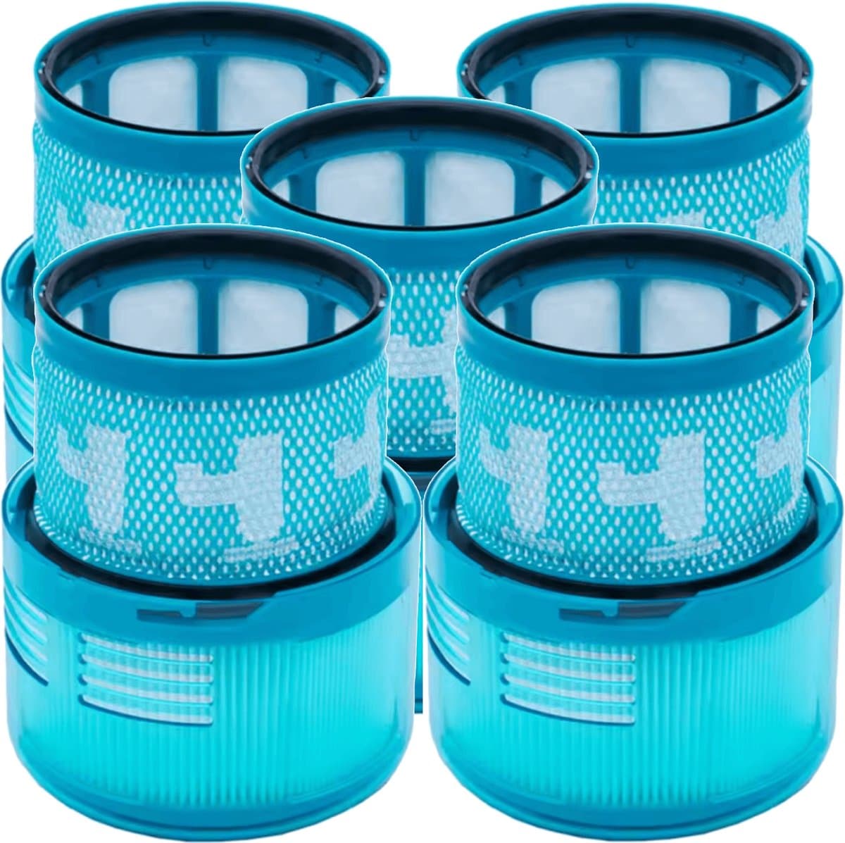 5x HEPA-filter geschikt voor Dyson G5 Gen5 Detect Absolute, Detect Fluffy stofzuiger - vervangingsfilter motorfilter — afbeelding 1