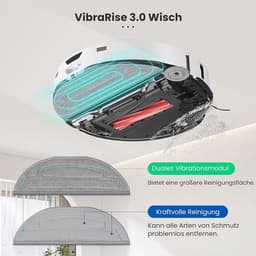 Geschikt voor De Roborock S8 MaxV Ultra robotstofzuiger, geschikt voor microvezel, wordt geleverd met een 12-delige dweilset, inclusief 6 dweilpads en 6 zijborstels, en is een accessoire voor het VibraRise 3.0 dweilsysteem, geschikt voor microvezel. — thumbnail 2