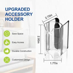 Accessoirehouder accessoireclip, Geschikt voor Dyson V11 V10 V8 V7 draadloze handstofzuiger (2 stuks) — thumbnail 2