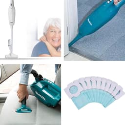 Stofzakken-geschikt voor-Makita-12-Stuks-Antibacterieel-Blauw-Vervangt-194566-1-voor-DCL182-CL107FD-DCL282-CL121D-CL002G-Accustofzuiger — thumbnail 2