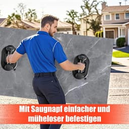 Accu zuiger - Tegel lift - Materiaal verplaatsen - 300 kg zuigkracht - 238 cm - Zwart — thumbnail 2