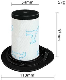 Filters geschikt voor Rowenta ZR009002 RH9252 RH9276 RH9286 - Stofzuiger onderhoud en reinigings accessoires - 3 stuks — thumbnail 2