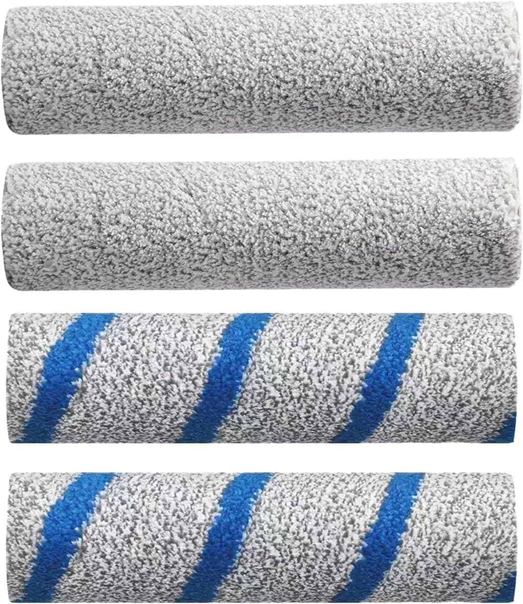 4 stuks Rolmop voor Ecovacs Deebot X8/X9/X11/T80 stofzuiger vervanging voor Yeedi S14 Plus stofzuiger - Wasbaar — afbeelding 1