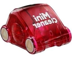 Bureau Stofreiniger - Mini Veegset - Bureau Schoonmaken - Decoratief Wagen Ontwerp - Compact Formaat - Rood