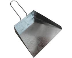 Mini Stofblik - Stoffer Set - Bureau Reinigen - Fijn Tand Kam - 18 x 14 cm - Lichtgrijs