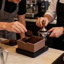 Vacuümmand Koffiedik - Afvalbak Espresso - Keuken Organiseren - Ruisonderdrukkende Technologie - 15 liter - Koffiekleurig — thumbnail 5