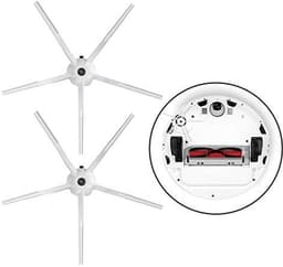 Allecto - Soft Glue Side Brushes - Vervangende Borstels - Wit - Geschikt voor Roborock S5 S6 S7 Q7 S8 - Hoogwaardige Kwaliteit — thumbnail 2