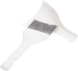 Mini Bezem Stofblik - Schoonmaakset Klein - Bureau Schoonmaken - Compact Ontwerp - 19.5 cm Lengte - Wit — thumbnail 1