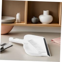 Mini Stofblik Borstel - Schoonmaakset Bureau - Bureau Schoonmaken - Ruimtebesparend Design - 2 Sets - Wit — thumbnail 4