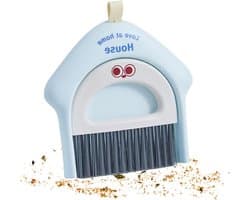 Stoffer en Blik Set - Bezem en Blik - Snel Opruimen - Compact Ontwerp