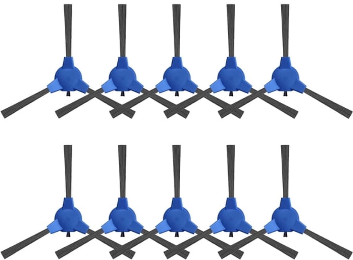 10 zijborstels geschikt voor Eufy robotstofzuigers 11S/25C/30/30C/35C/12/15T/15C — afbeelding 1
