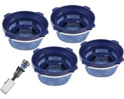Filter geschikt voor Samsung Jet Jet7070+7575+90/ Bespoke VS20 - 4 stuks - Wasbaar - vervanging-stok stofzuiger filter-onderdelen - blauw