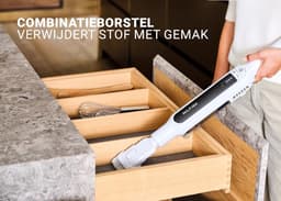 Draadloze Steelstofzuiger - Lichtgewicht Handstofzuiger - Dagelijkse Schoonmaak - Met Dockingstation - 02 L Stofcapaciteit - Grijs — thumbnail 5