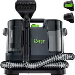 HDeye M-304 Nat- & Droogzuiger – 500W, 70dB, Draagbaar, Spot Cleaner voor Tapijten & Meubels — thumbnail 1
