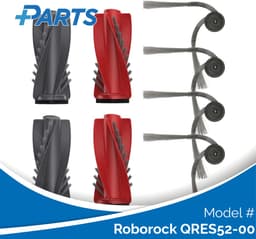 Roborock QRES52-00 Borstels (6 Stuks, Plus.Parts® alternatief voor 8.02.0363) — thumbnail 1