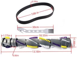 Stofzuiger Borstel Riem - Vervangende Onderdelen - Stofzuigen Huis - Specifiek Model Compatibel - 32.77 x 5.69 x 0.1 cm — thumbnail 4