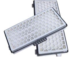 Geschikt voor Filter voor stofzuigers, compatibel met Miele stofzuigers C2 C3 S4 S5 S6 S8 serie SF-HA 50/SF-AA 50 H13 AirClean-filter (2 stuks)