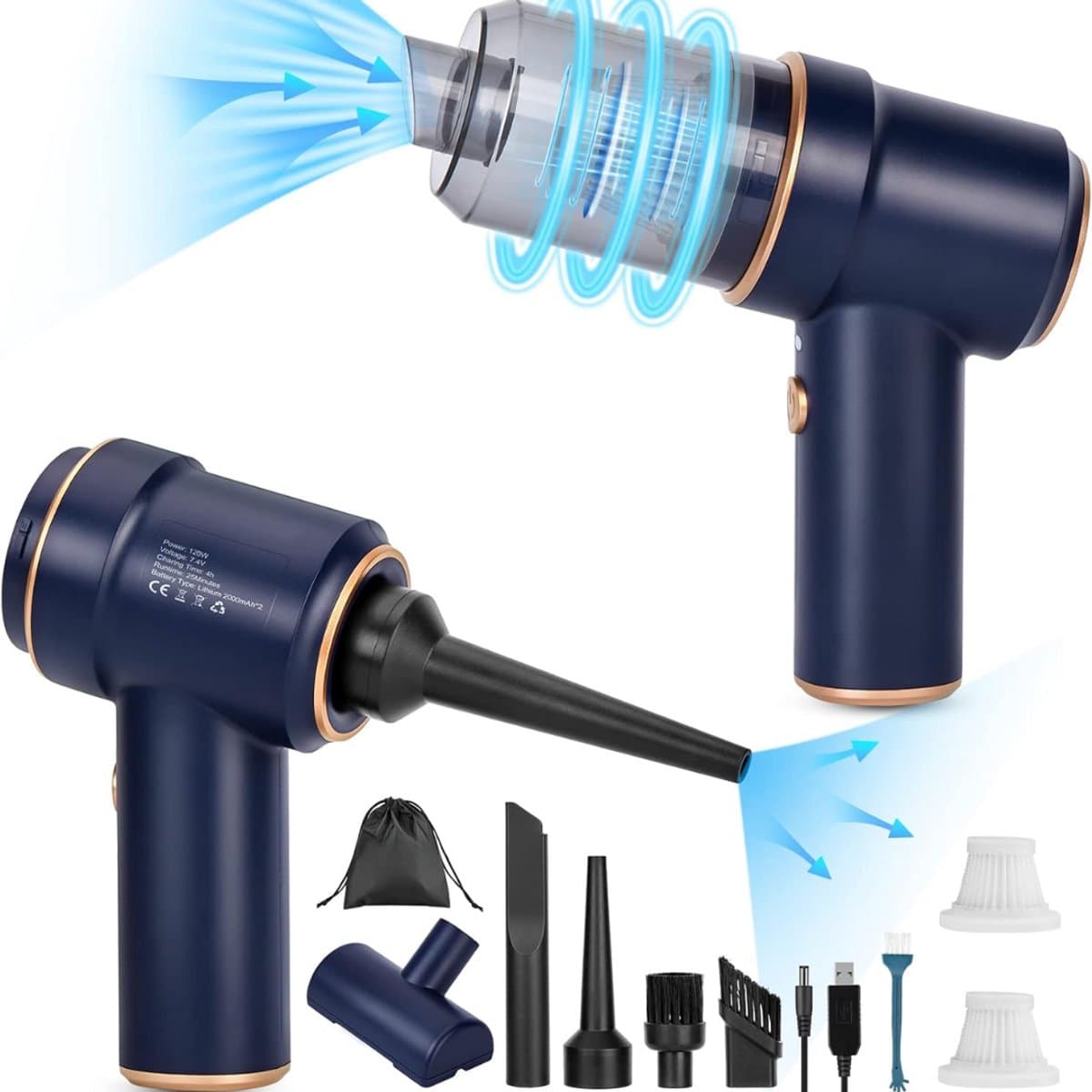 Lexium Kruimeldief snoerloos – Kruimeldief met steel – Nat&Droog – Handstofzuiger – Extreme zuigkracht – Kruimeldief snoerloos – Kruimelzuiger – Jouw ultieme schoonmaakpartner – Kruimelzuiger – Autostofzuiger – Handstofzuiger - Draadloos — afbeelding 1