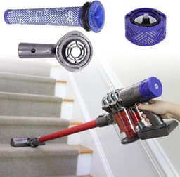 JGS Premium - Motor achterafdekking en filterkit accessoires met HEPA achter-motorfilter en voorfilter - reservefilterkit voor stofzuigers - Dyson V6 DC58 DC59 DC63 DC74. — thumbnail 5
